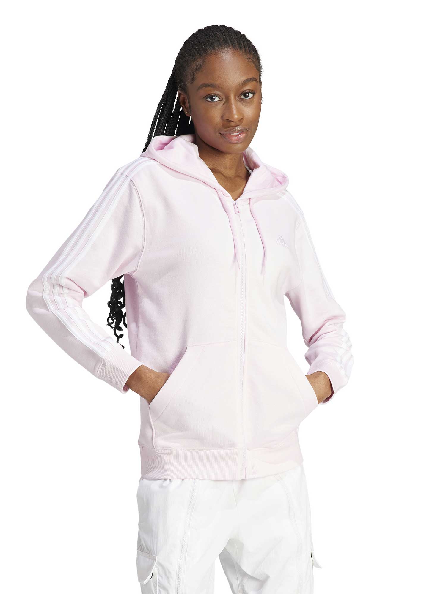ADIDAS SPORTSWEAR Суитшърт Essentials 3-Stripes French Terry Regular