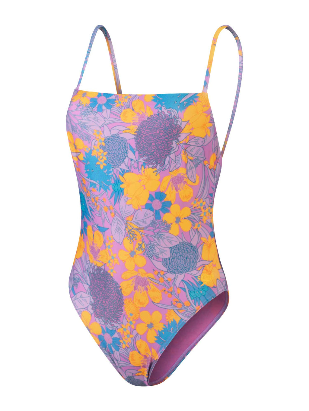 SPEEDO Цял бански WOMENS PRINTED ADJUSTABLE THINSTRAP