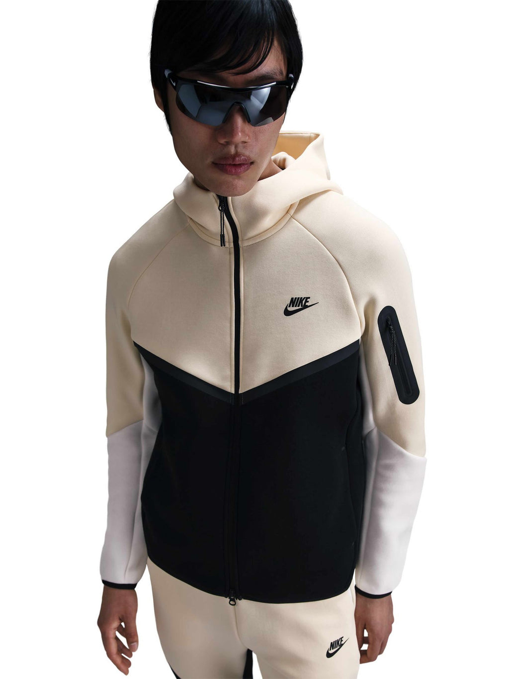 NIKE Суитшърт M NK TCH FLC FZ WR HOODIE
