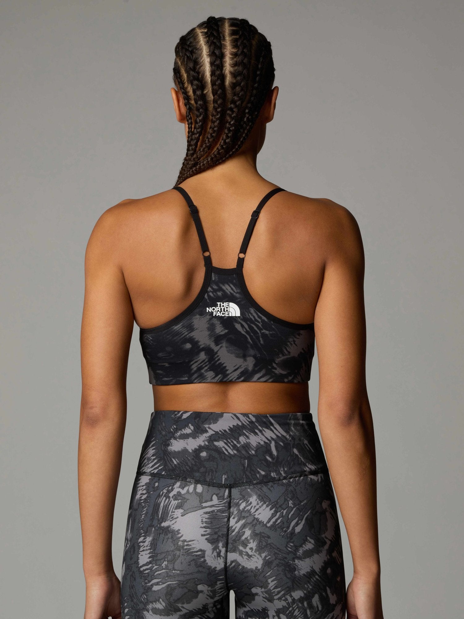THE NORTH FACE Спортен сутиен W FLEX BRA AOP