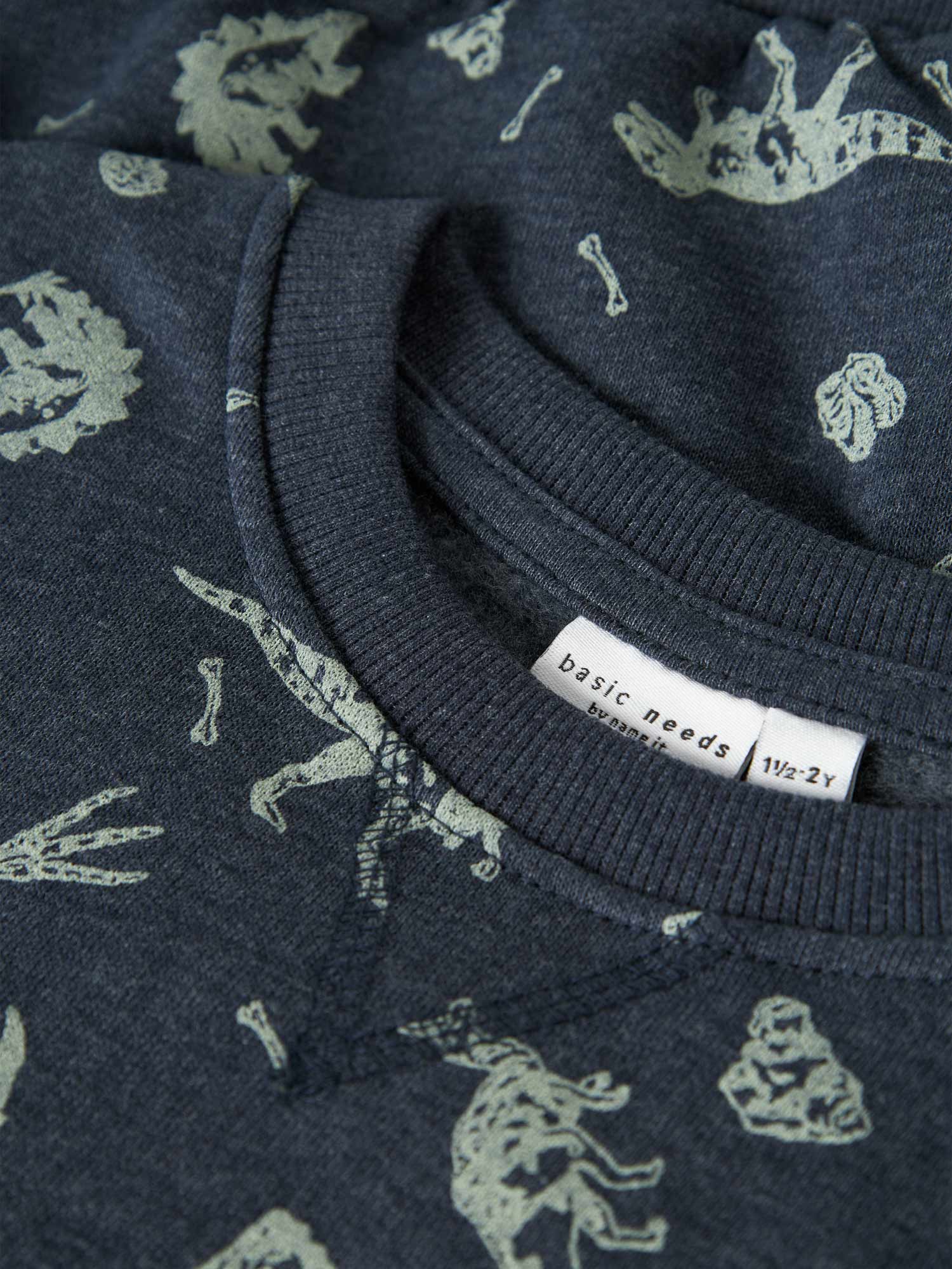 NAME IT Блуза NMMVIMO LS NREG AOP SWEAT BRU
