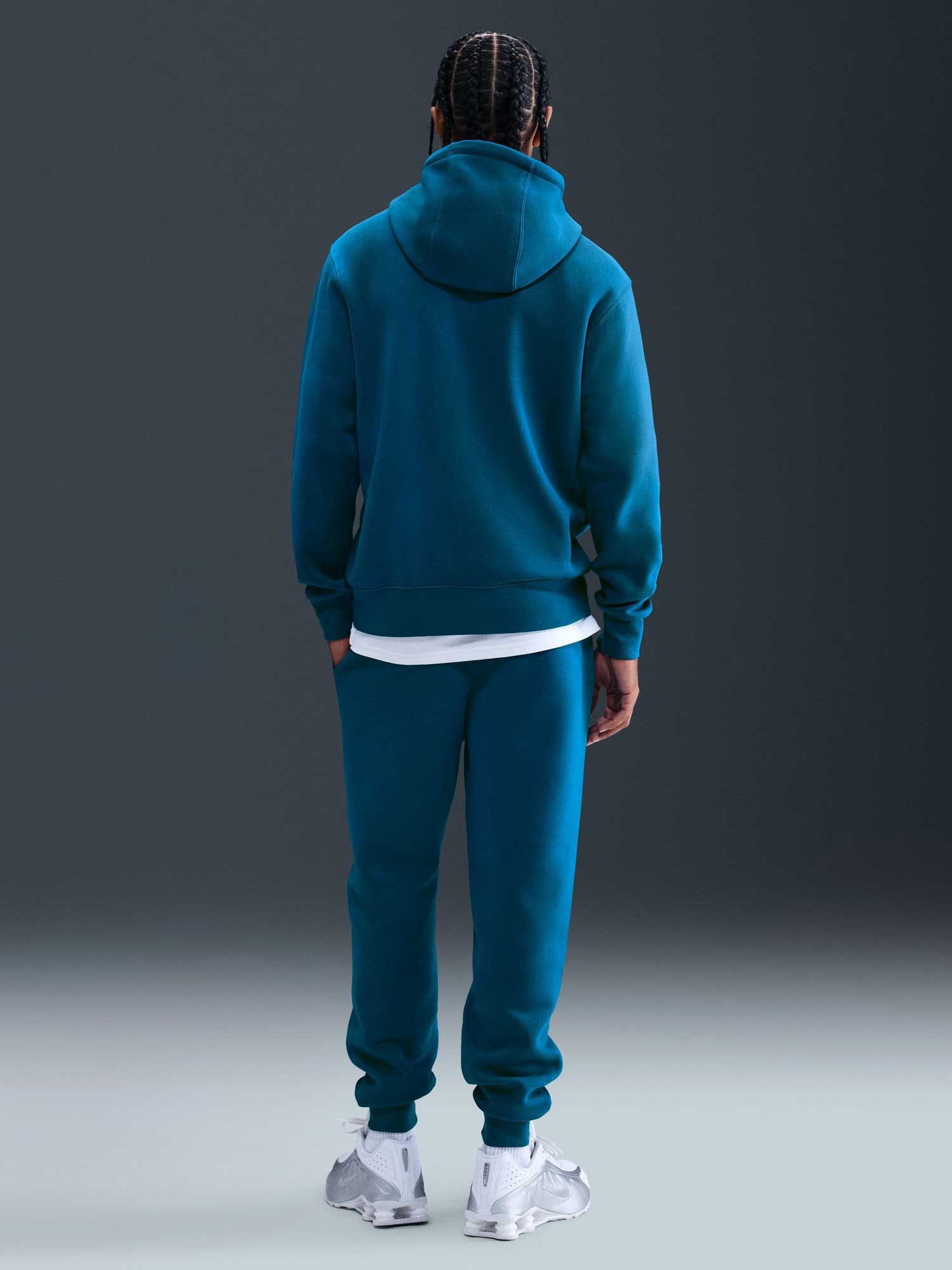NIKE Суитшърт M NK CLUB BB PO GFX HOODIE