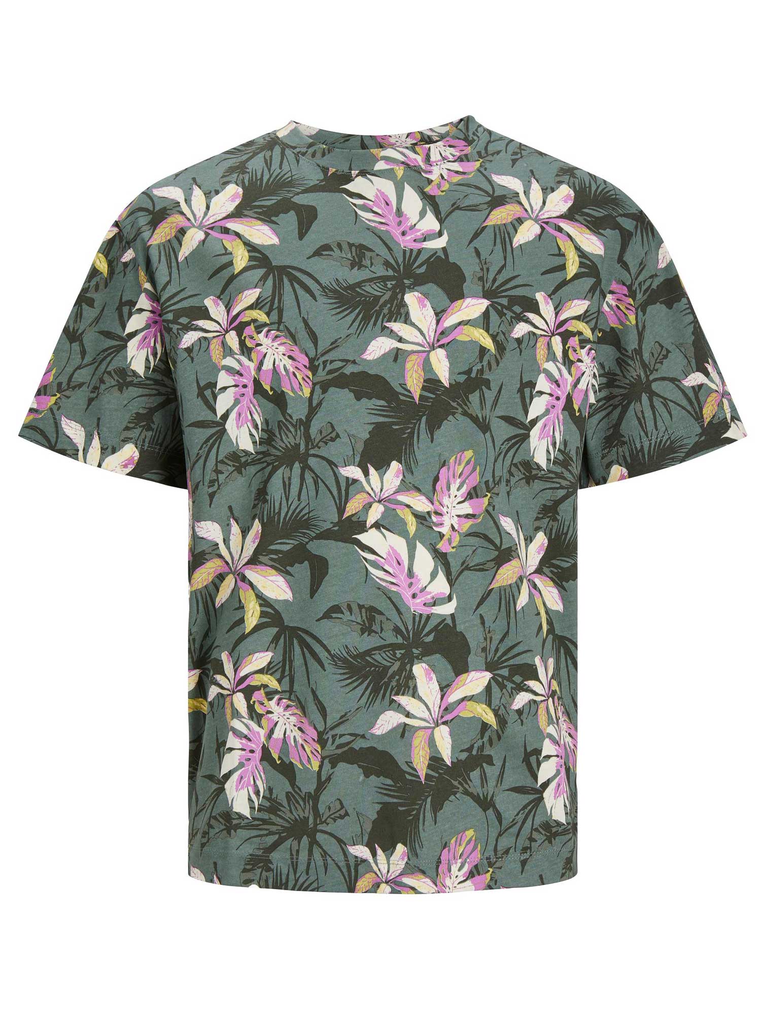 JACK & JONES Тениска JORTAMPA AOP TEE SS CREW NECK