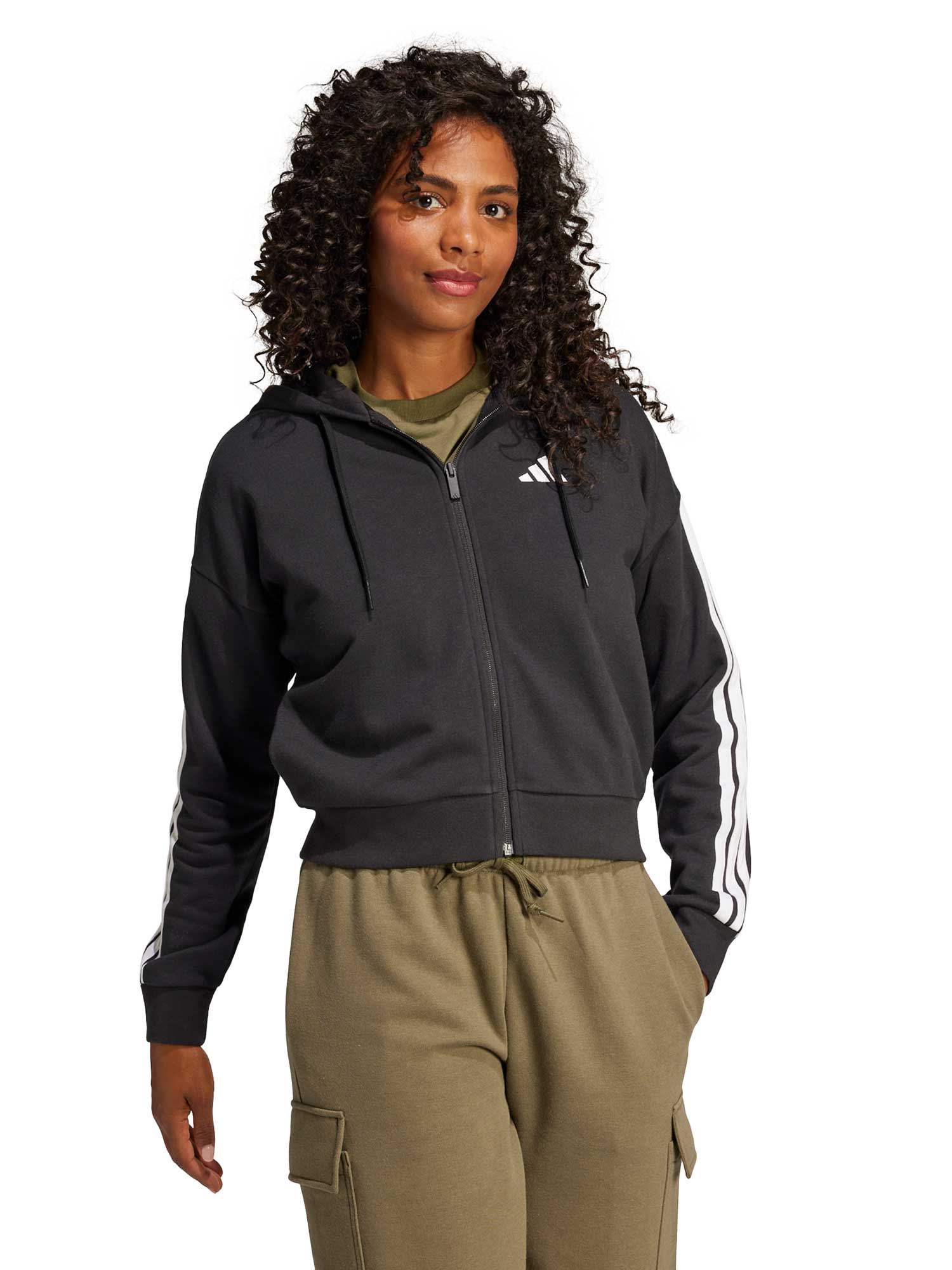 ADIDAS SPORTSWEAR Суитшърт Essentials 3-Stripes French Terry