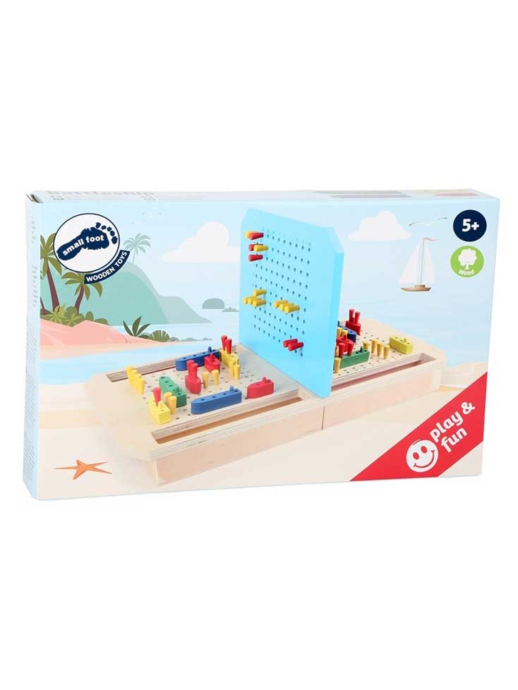 SMALL FOOT Игра Бойни кораби - дървена