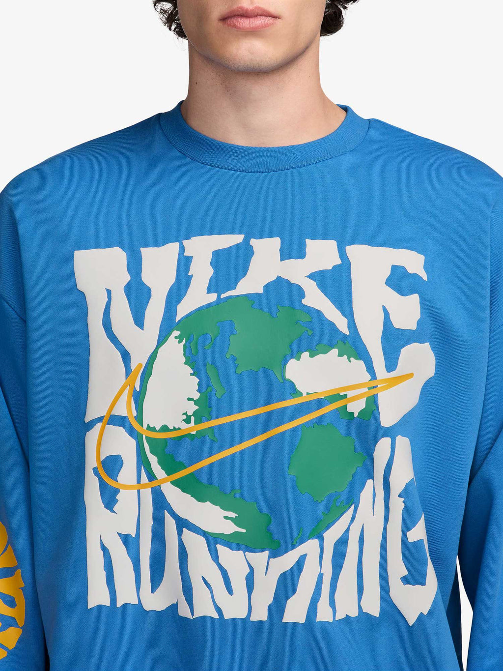 NIKE Блуза M NK DF RUN ENERGY FLC CREW