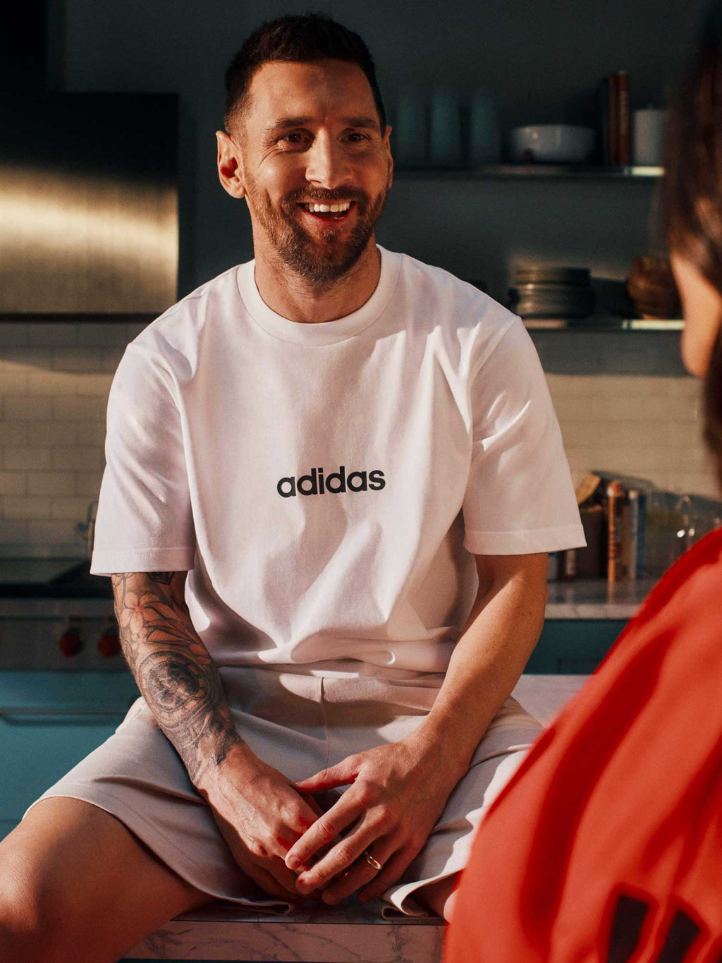 ADIDAS SPORTSWEAR Тениска Essentials Linear Single Jersey Tee