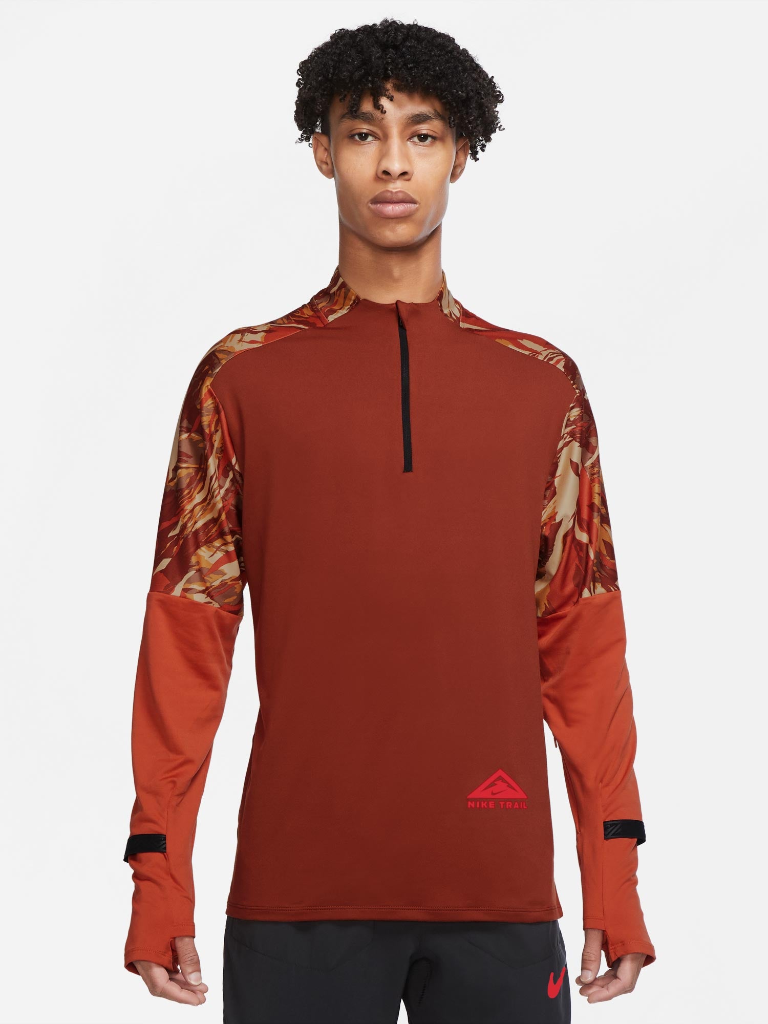 NIKE Блуза M DF TRAIL ELMNT TOP HZ