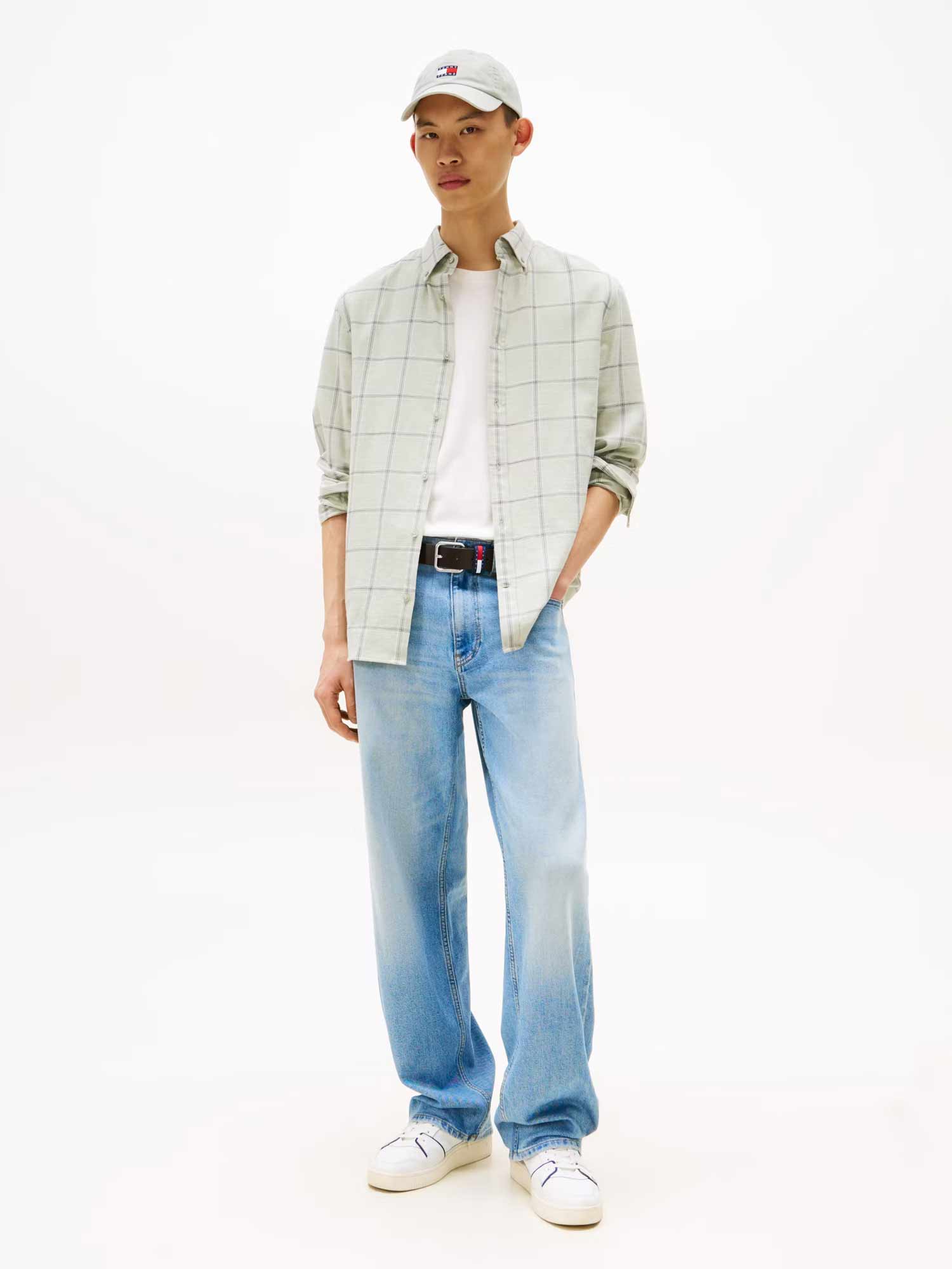 TOMMY JEANS Риза TJM BRICK CORD OVERSHIRT EXT