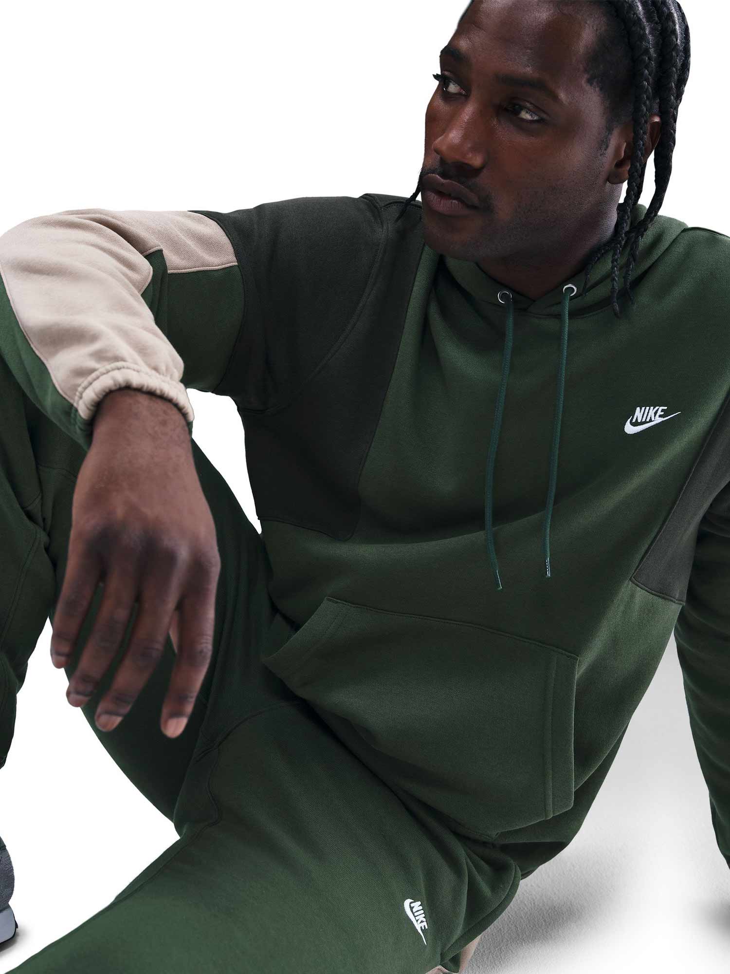 NIKE Спортен екип M NK CLUB FLEECE HDED TRACK GX