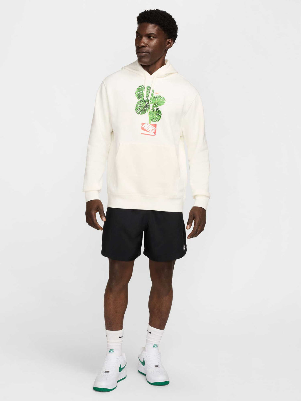 NIKE Суитшърт U NSW CLUB HDY PO BB MDRN