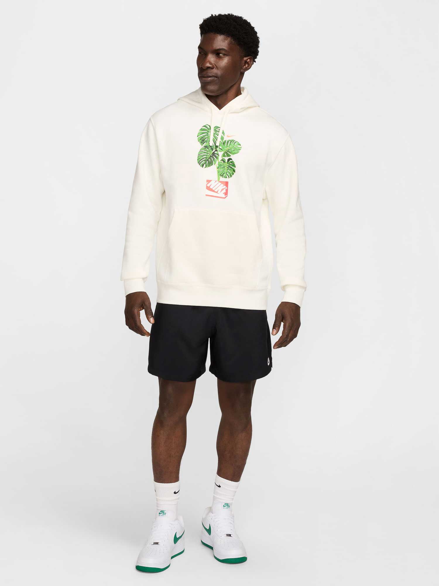 NIKE Суитшърт U NSW CLUB HDY PO BB MDRN