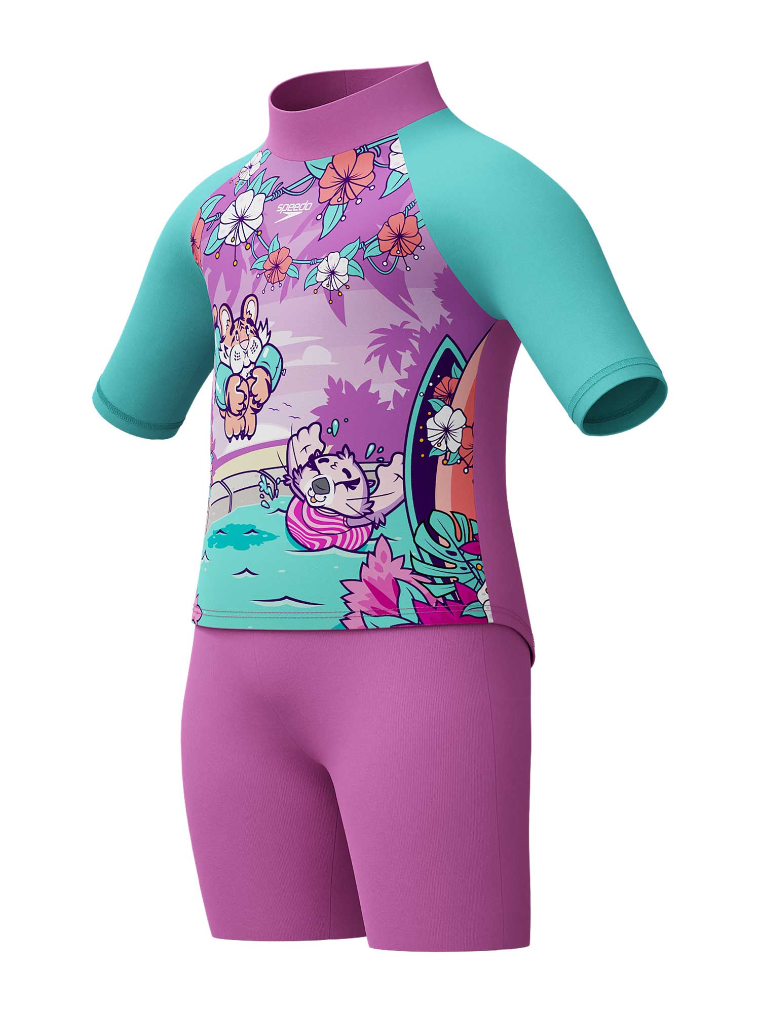 SPEEDO Комплект 2 части с UV защита GIRLS LEARN TO SWIM