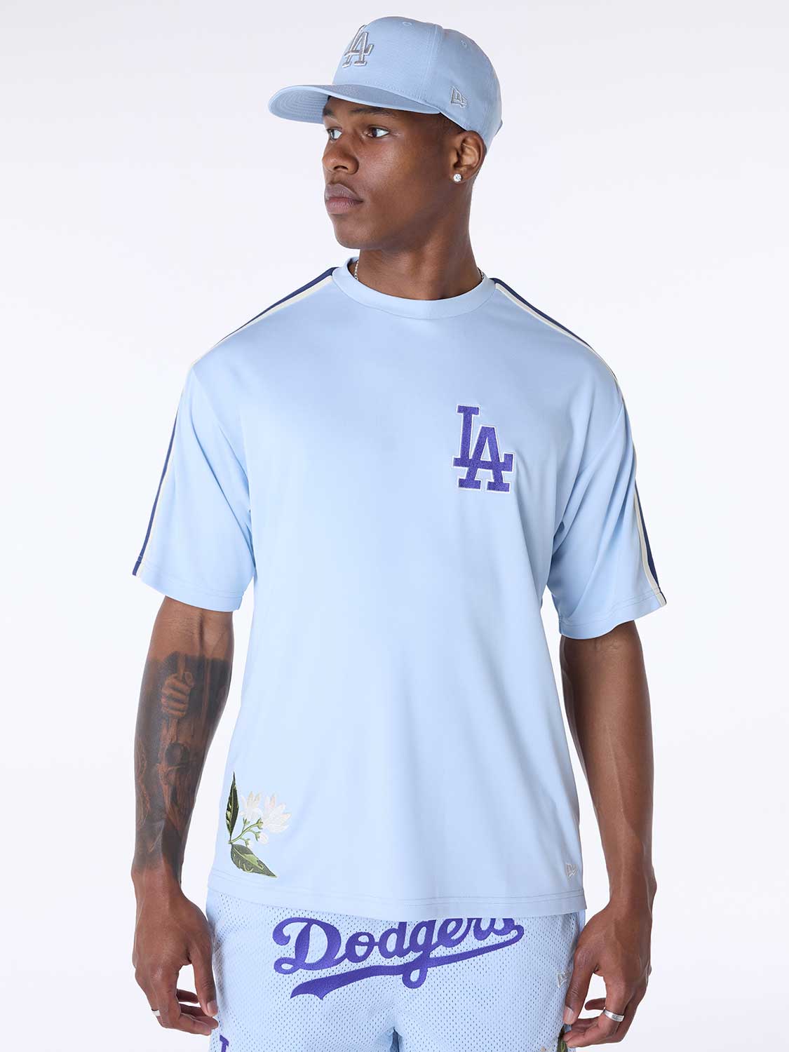 NEW ERA Тениска MLB FLORAL OS TEE LOSDOD