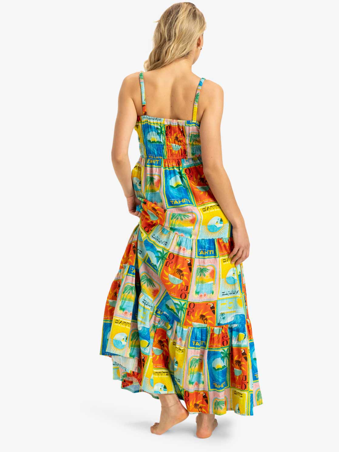 ROXY Рокля ATLAS SUNSHINE COASTLINE MAXI