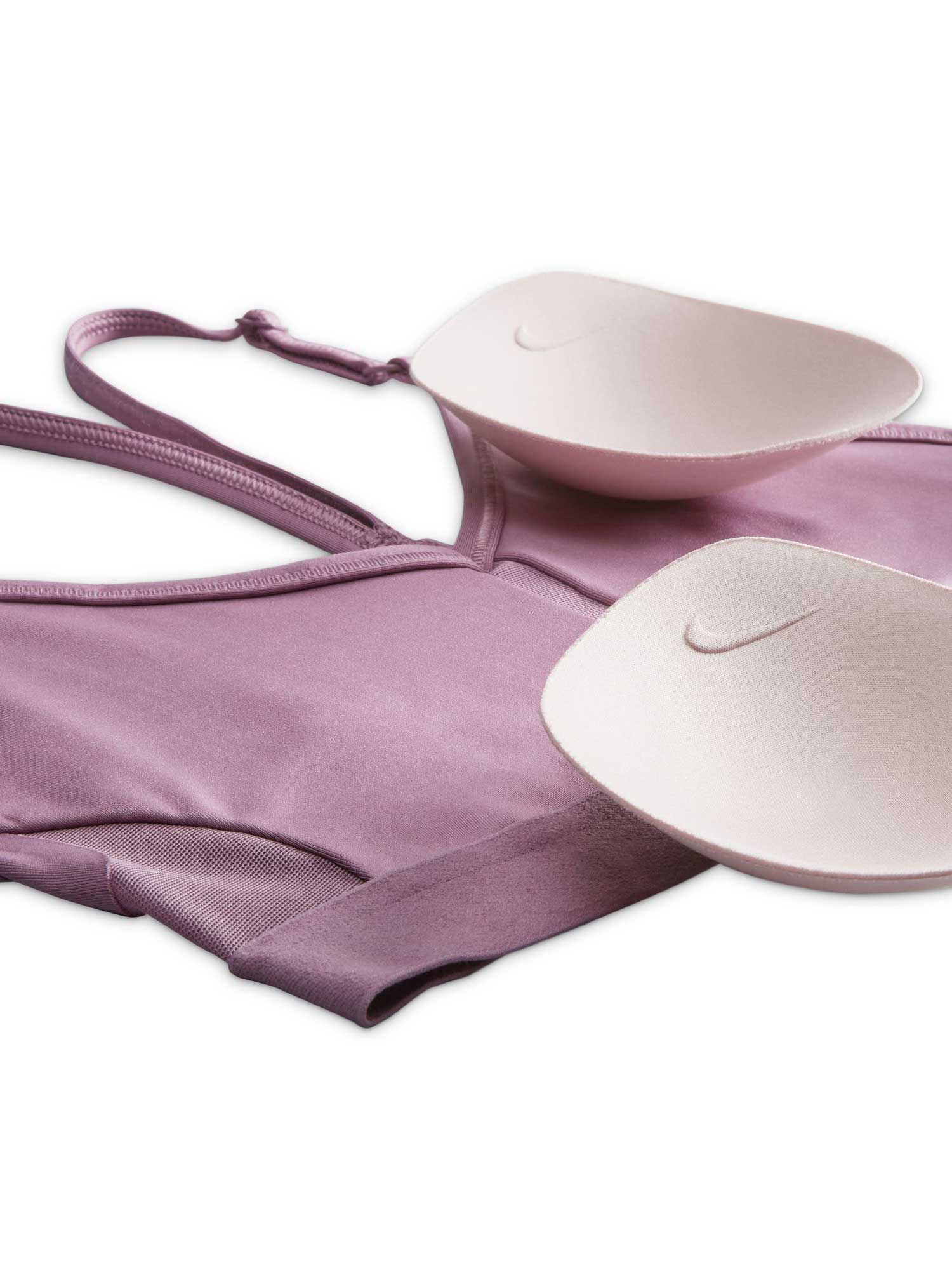 NIKE Спортен сутиен W NK INDY V-NECK BRA