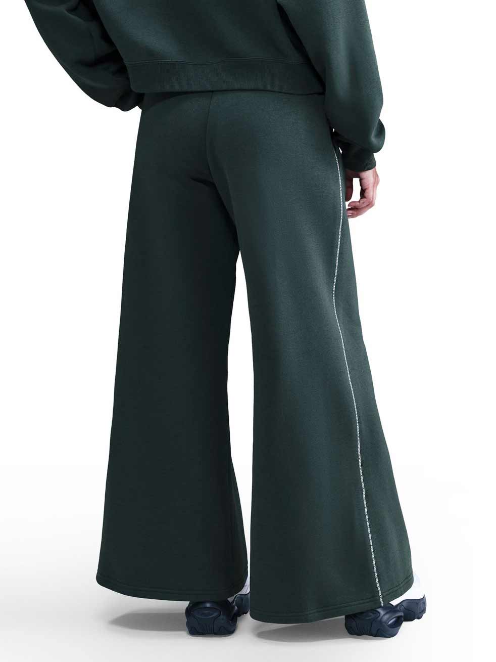 NIKE Спортно долнище W NSW PHNX FLC LOGO WIDE LEG