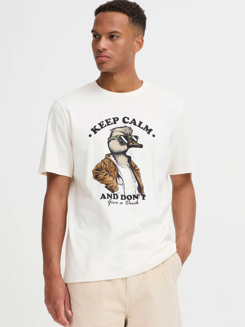 BLEND Тениска BHIVIK FUNNY GRAPH S/S TEE