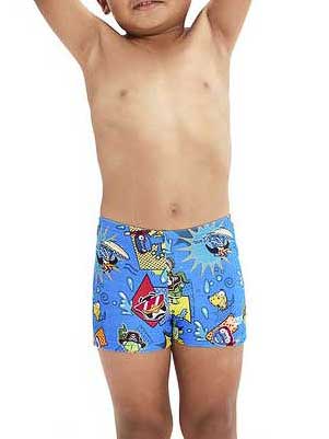 SPEEDO Бански BOYS LEARN TO SWIM ALLOVER AQUASHORT