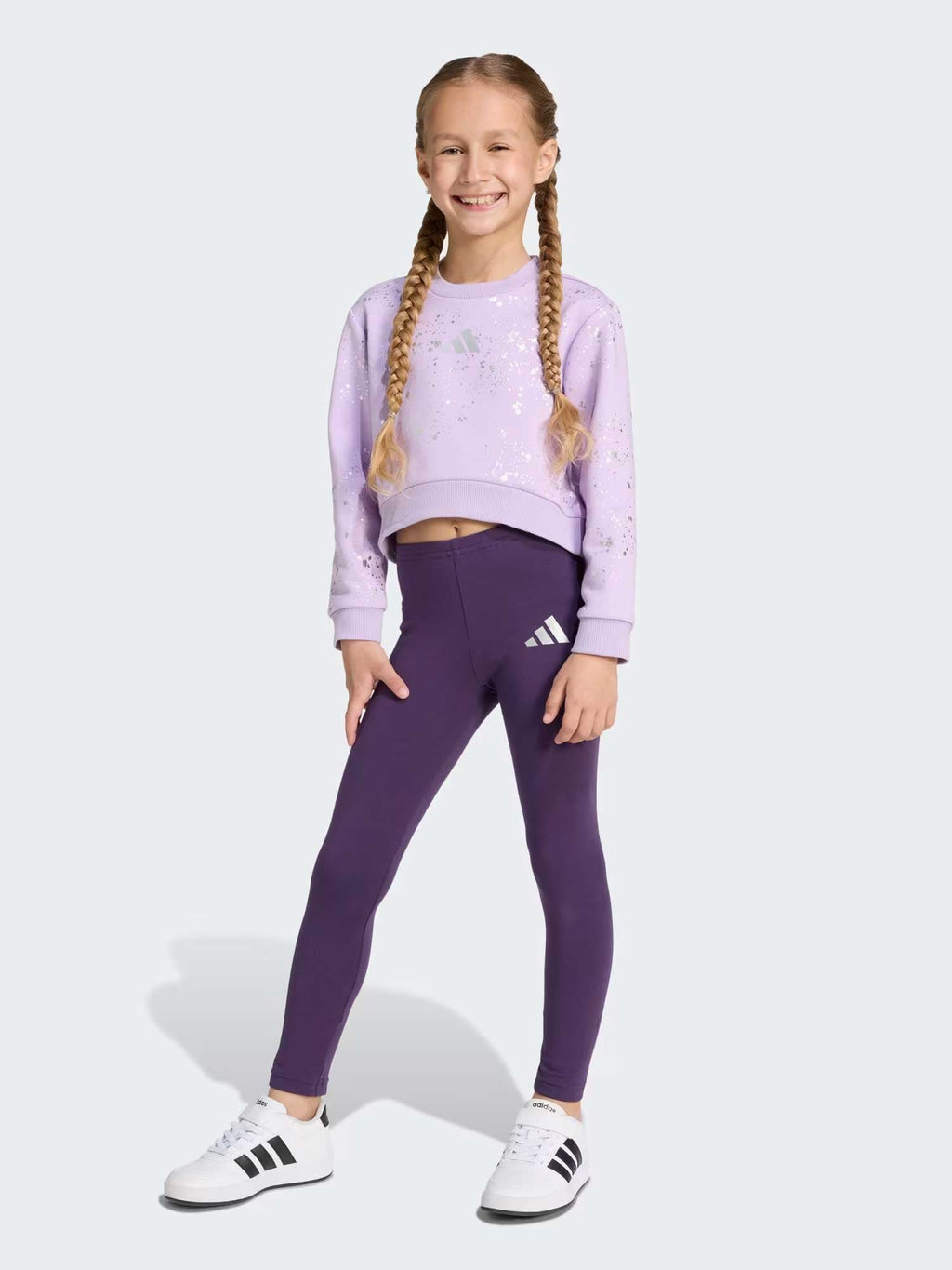 ADIDAS SPORTSWEAR Спортен екип Little Girls Everyday Glam Set Kids