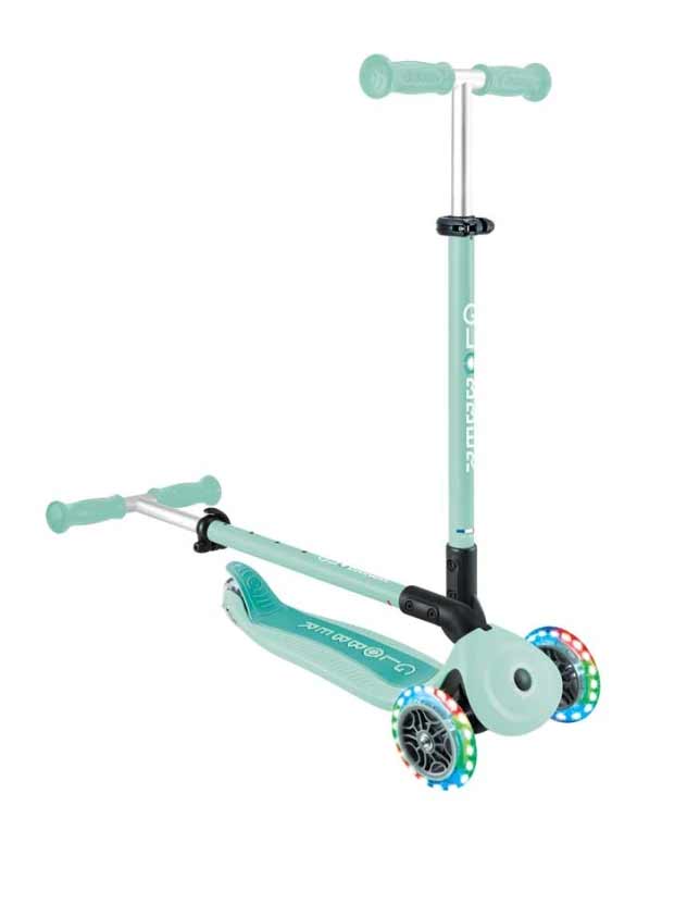 GLOBBER Сгъваема тротинетка GO UP ACTIVE LIGHTS 360°