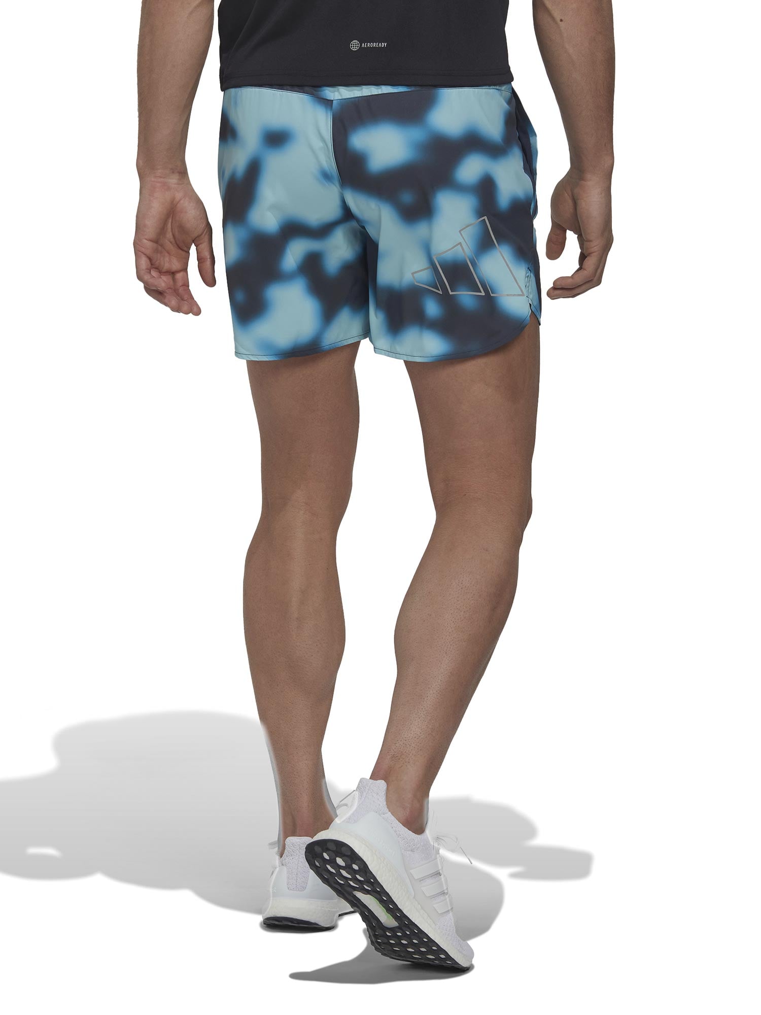 ADIDAS PERFORMANCE Къси панталони Run Icons Logo Graphic AOP