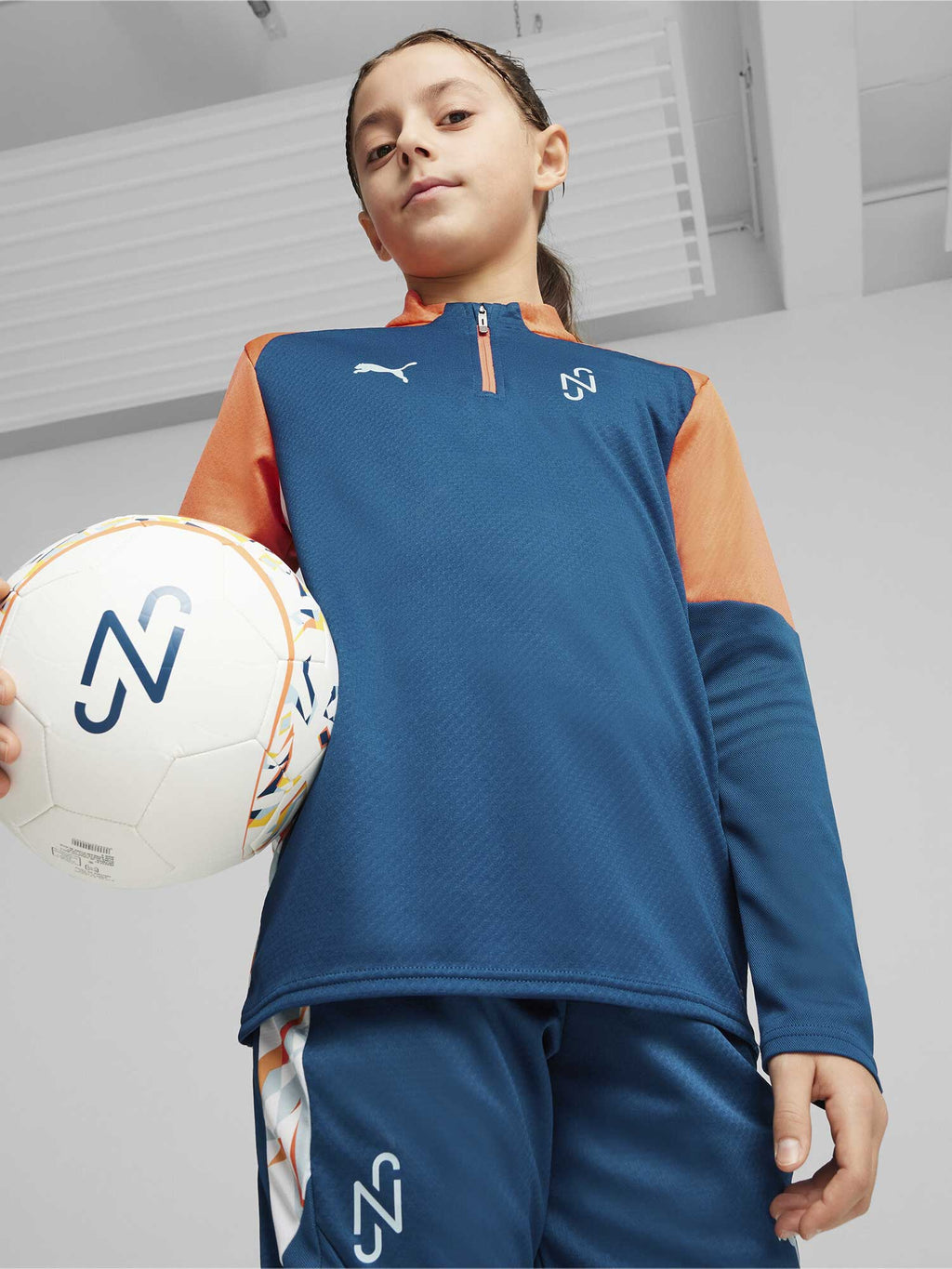 PUMA Блуза Neymar JR Creativity 1/4 Zip Top Jr