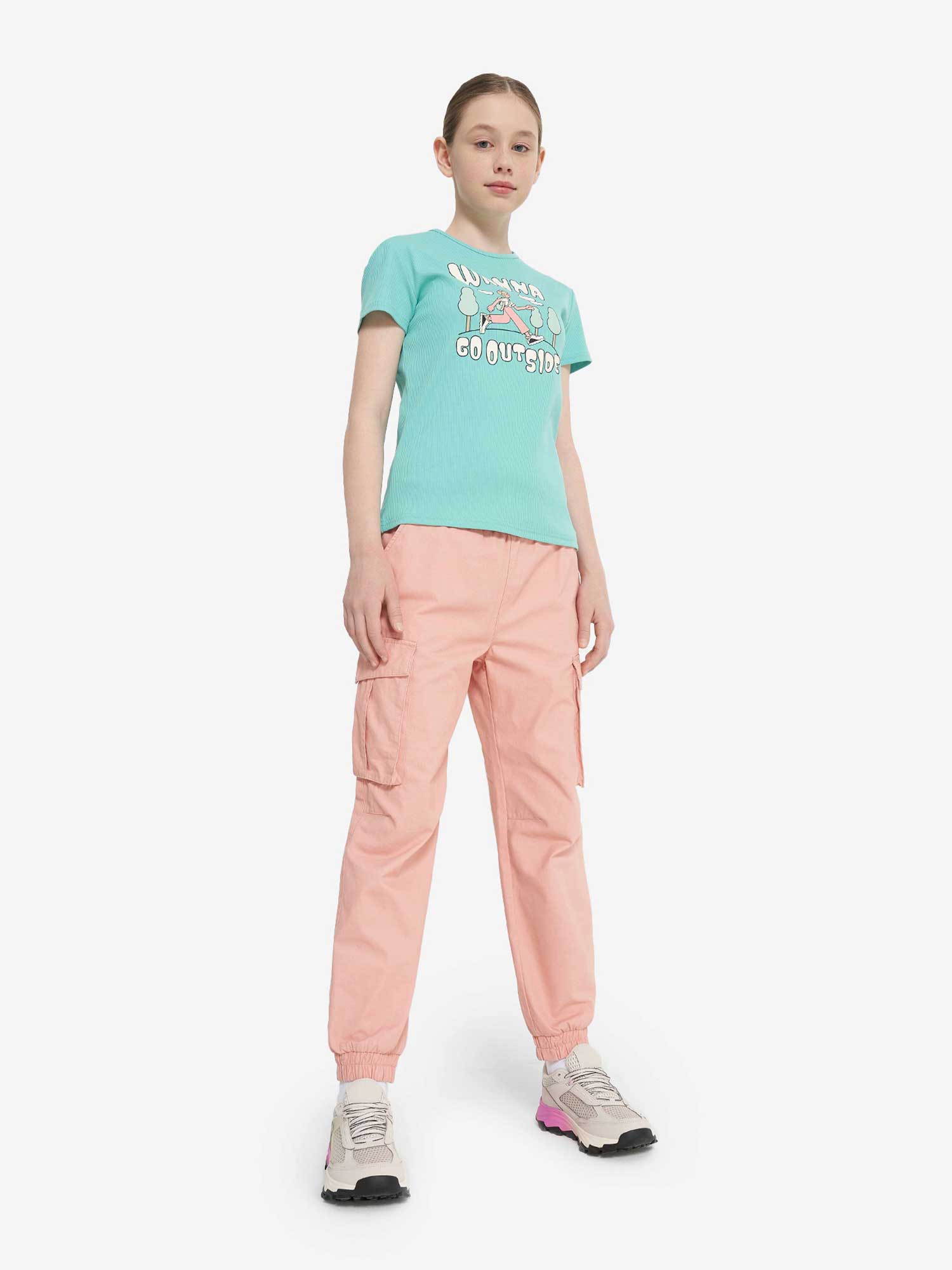OUTVENTURE Тениска Travel Girls Short sleeve T-shirt