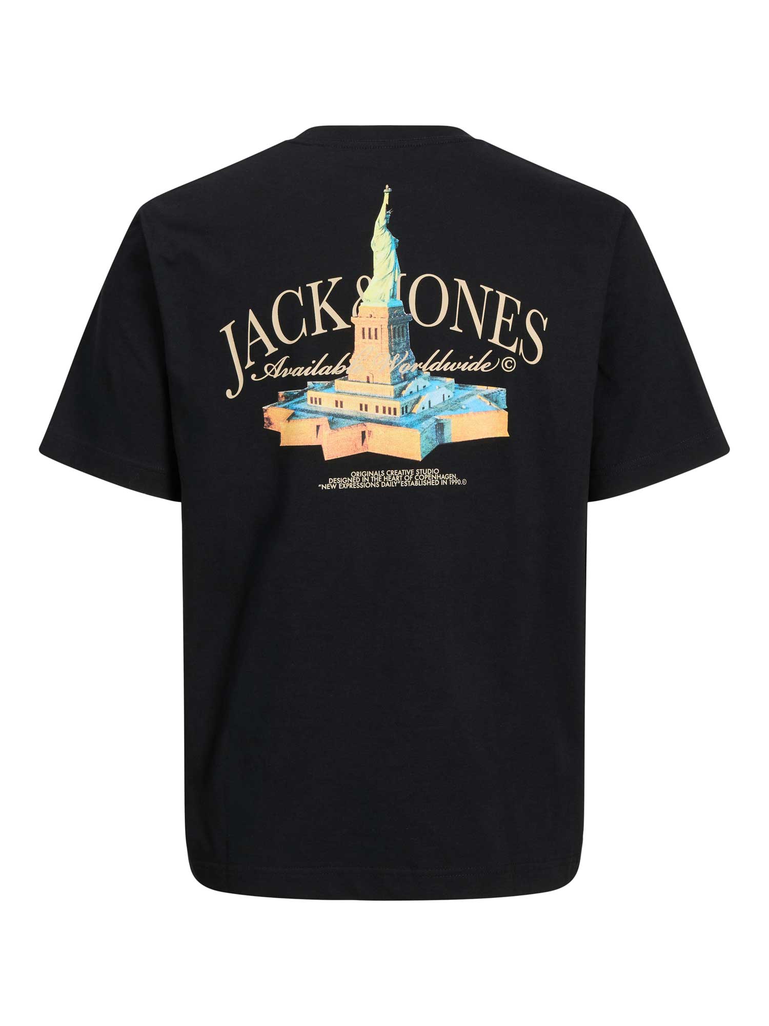 JACK & JONES Тениска JORBOSTON PHOTO TEE SS CREW NECK
