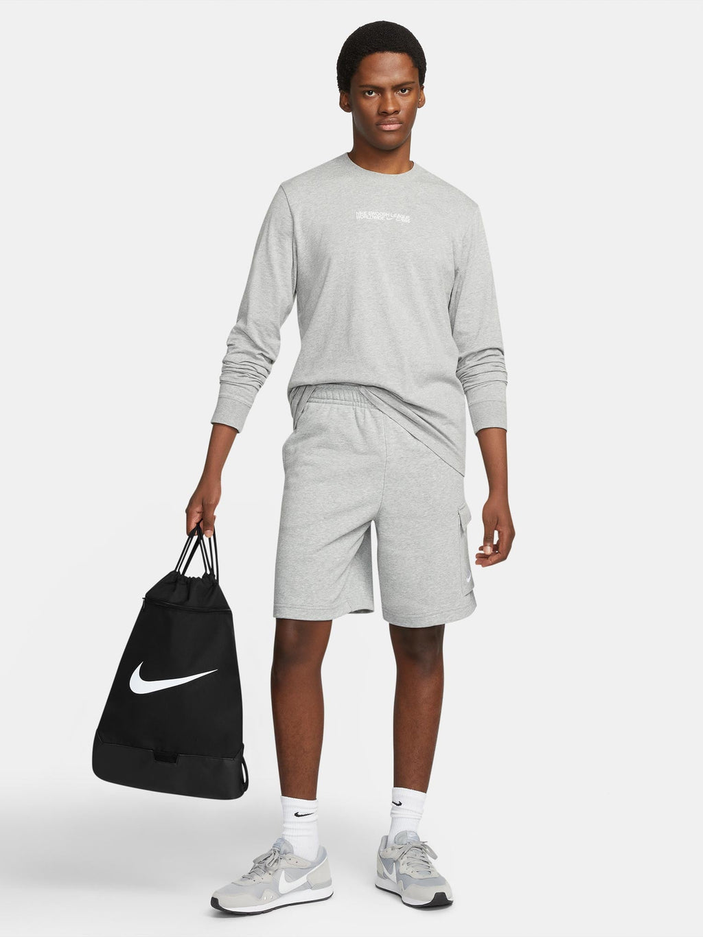 NIKE Мешка NK BRSLA DRAWSTRNG - 9 1/2 18L