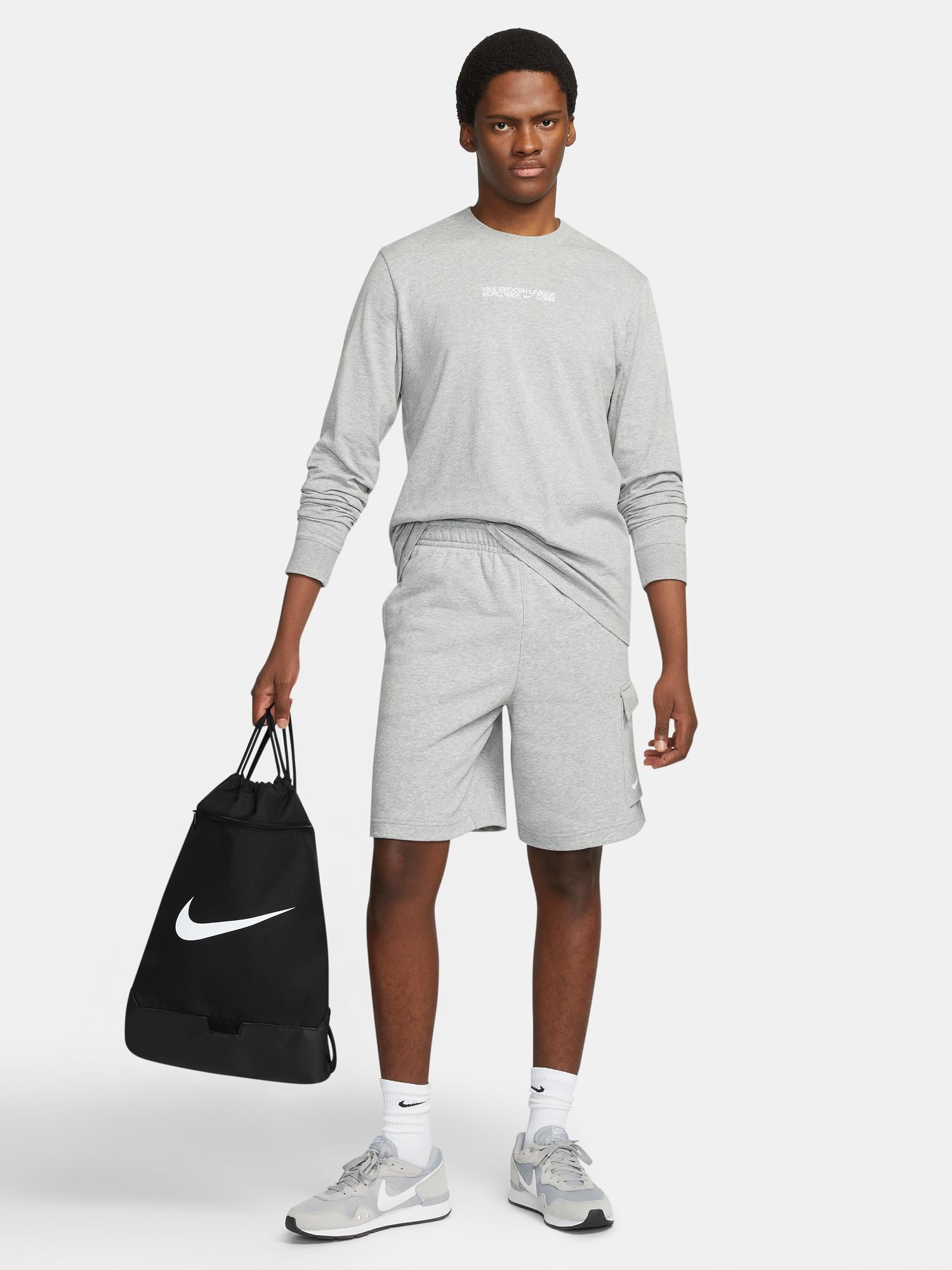NIKE Мешка NK BRSLA DRAWSTRNG - 9 1/2 18L