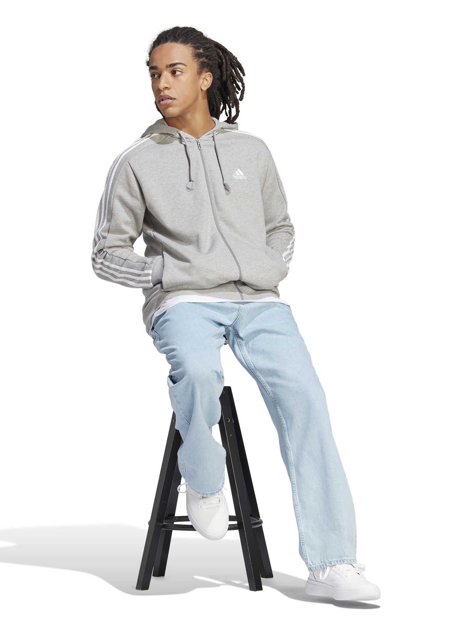 ADIDAS SPORTSWEAR Суитшърт Essentials French Terry 3-Stripes