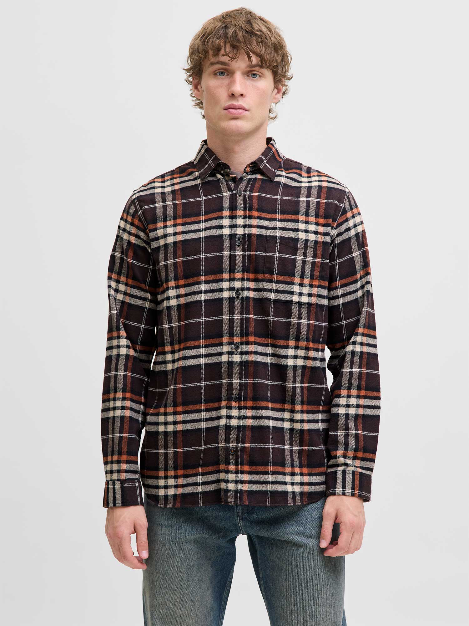 JACK & JONES Риза JJJAMES FLANNEL SHIRT LS