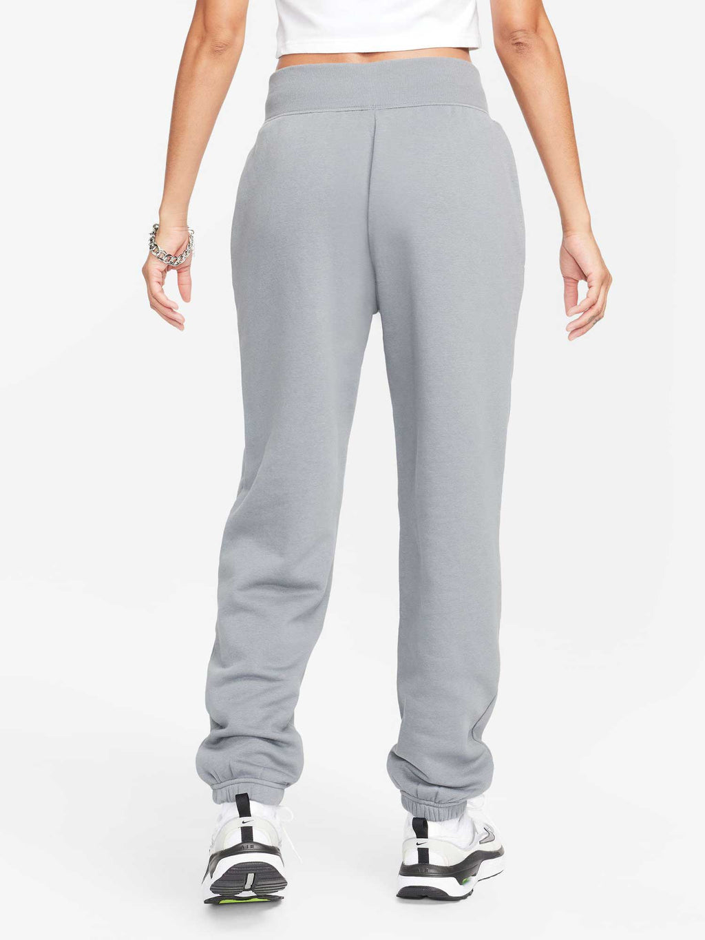 NIKE Спортно долнище W NSW PHNX FLC HR OS PANT PRNT