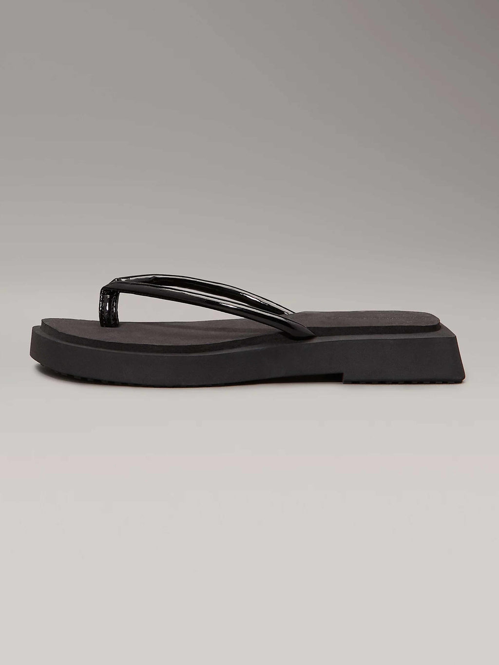 Calvin Klein Jeans Джапанки SQ LOW WEDGE SANDAL STITCH