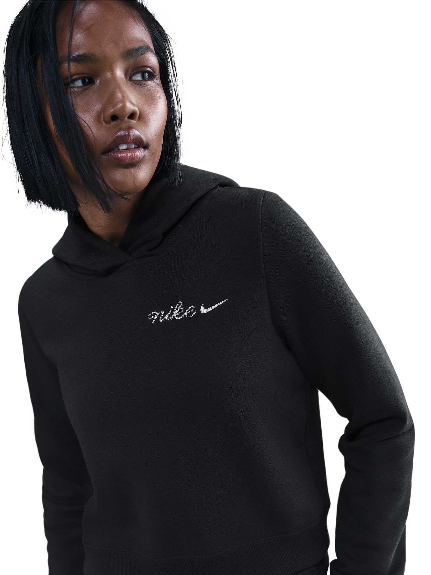 NIKE Суитшърт W NSW PHNX FLC SHRUNKEN HOODIE