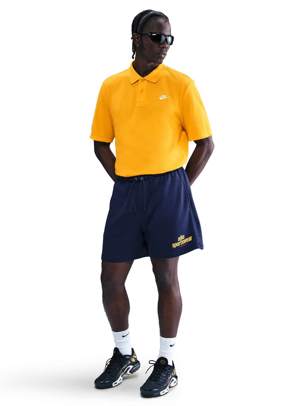 NIKE Поло тениска M NK CLUB SS POLO PIQUE
