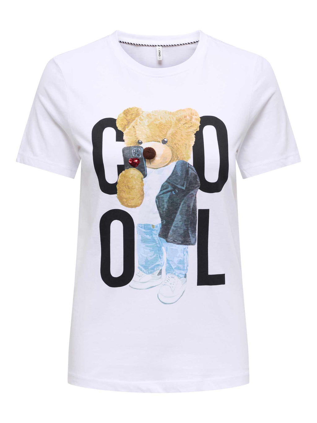 ONLY Тениска ONLTEDDY LIFE S/S PRINT BOX JRS