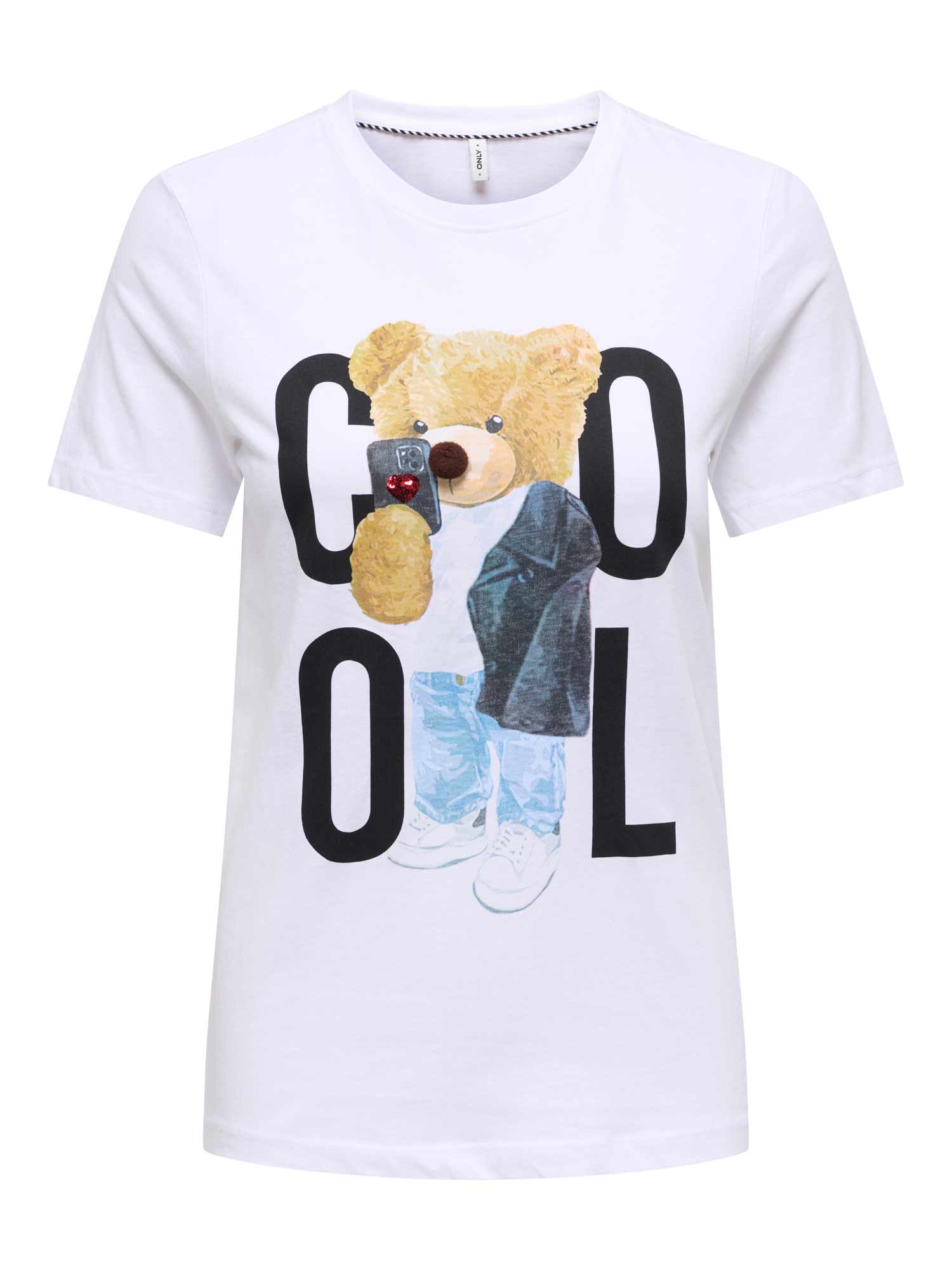 ONLY Тениска ONLTEDDY LIFE S/S PRINT BOX JRS