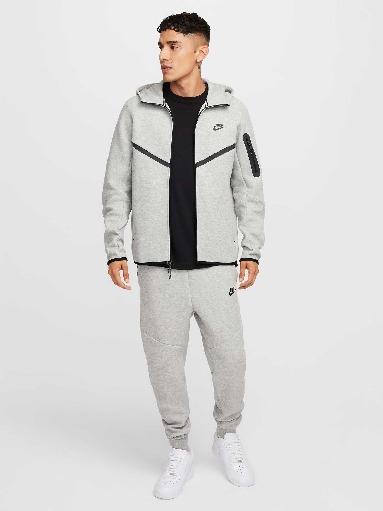 NIKE Суитшърт M NK TCH FLC FZ WR HOODIE