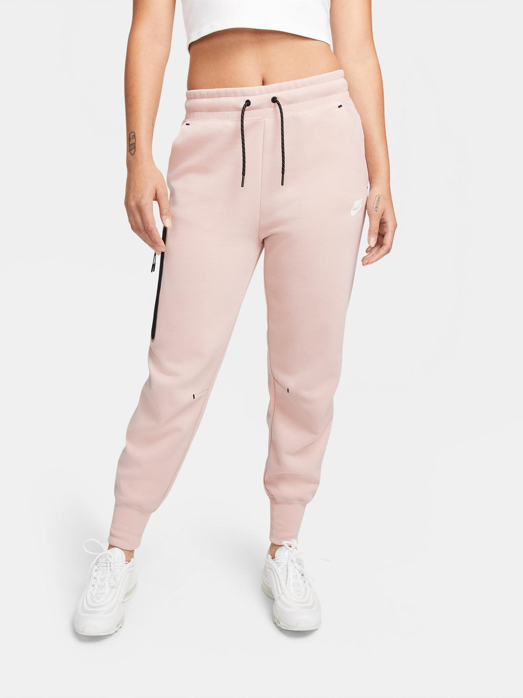 NIKE Спортно долнище W TCH FLC ESSNTL HR PNT