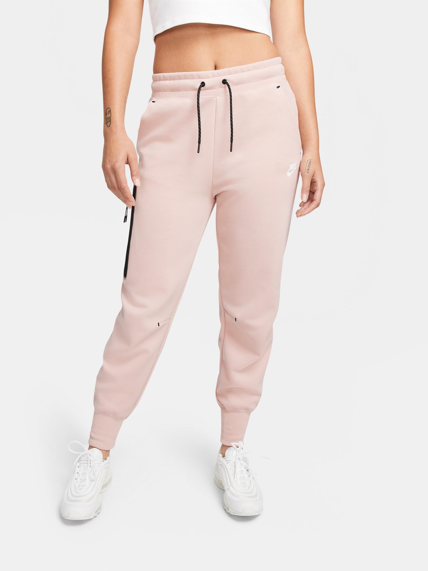 NIKE Спортно долнище W TCH FLC ESSNTL HR PNT