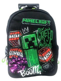 UWEAR Ученическа раница на колела MINECRAFT METRO ART