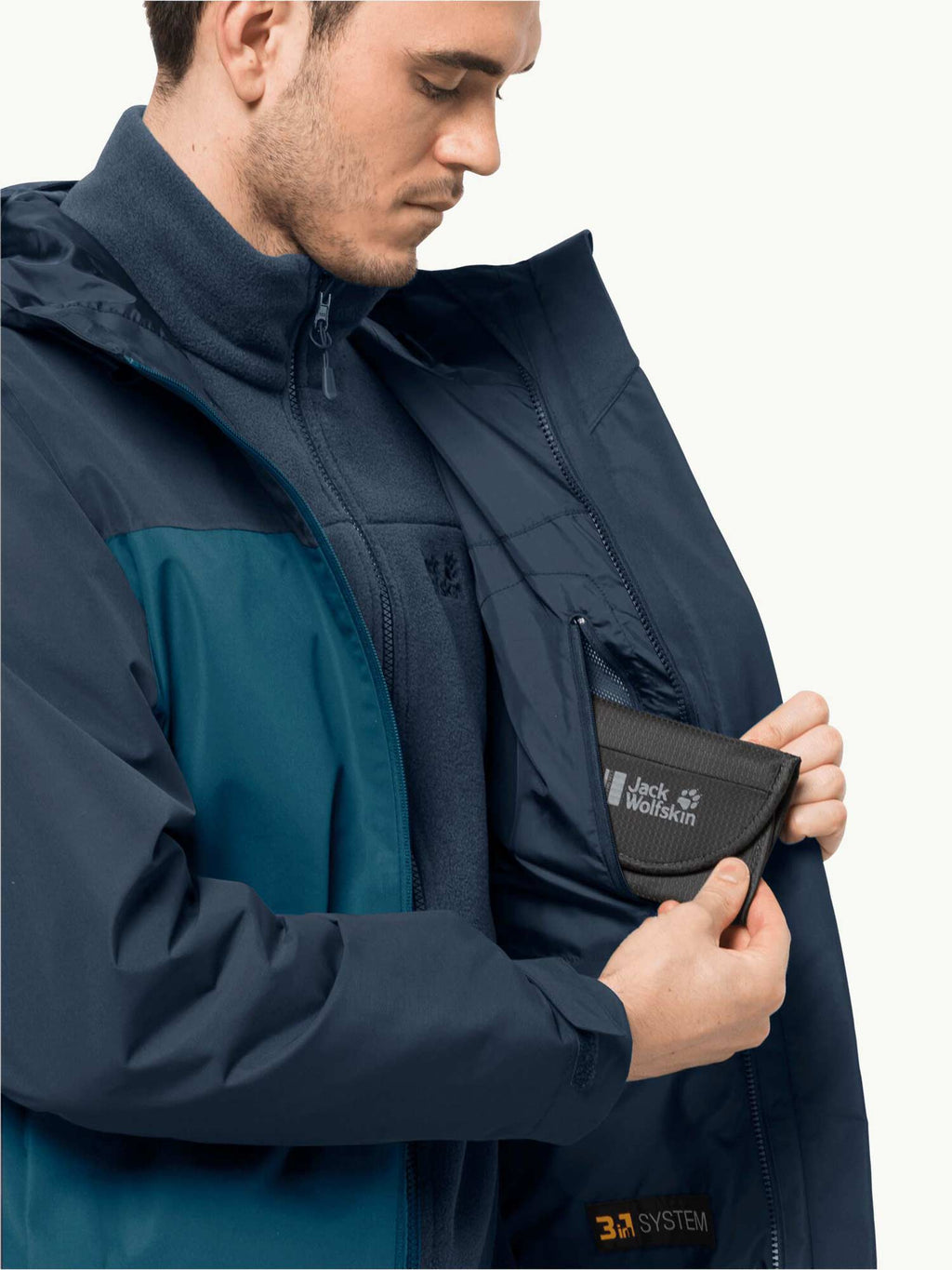 JACK WOLFSKIN Яке TAUBENBERG 3IN1 JKT M