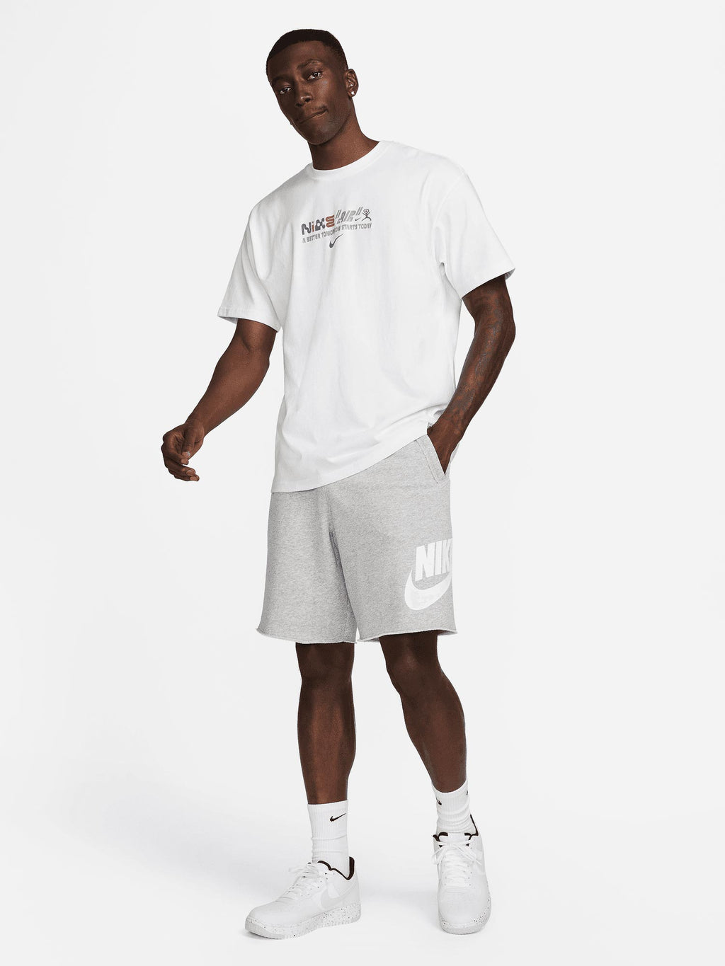 NIKE Къси панталони M NK CLUB ALUMNI HBR FT