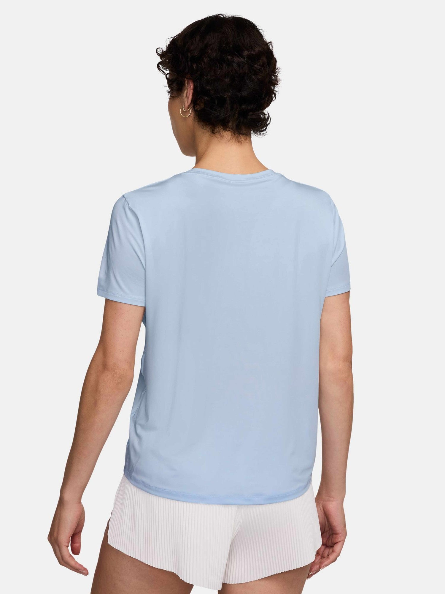 NIKE Тениска W NK ONE SWSH HBR DF SS TOP