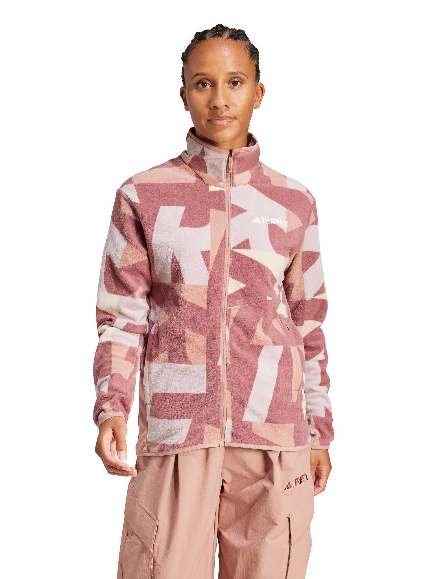 ADIDAS PERFORMANCE Полар Terrex Multi Printed Full-Zip Fleece Jacket