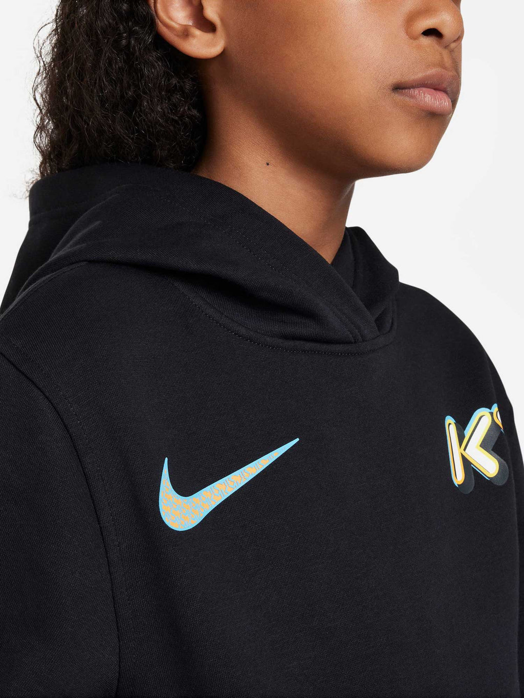 NIKE Суитшърт Kylian Mbappe K NSW CLUB FLC HDY