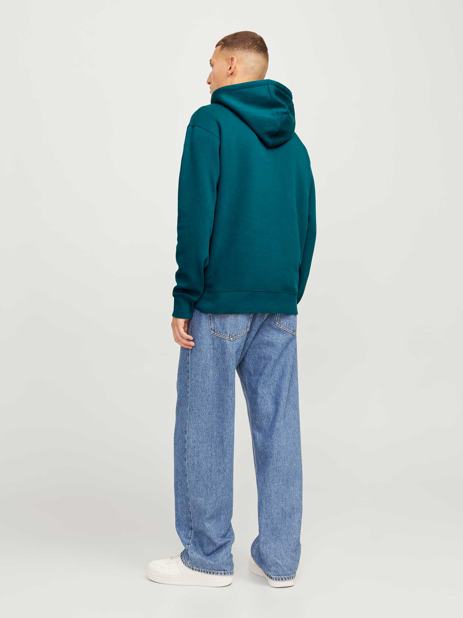 JACK & JONES Суитшърт JJESTAR JJ SWEAT HOOD NOOS