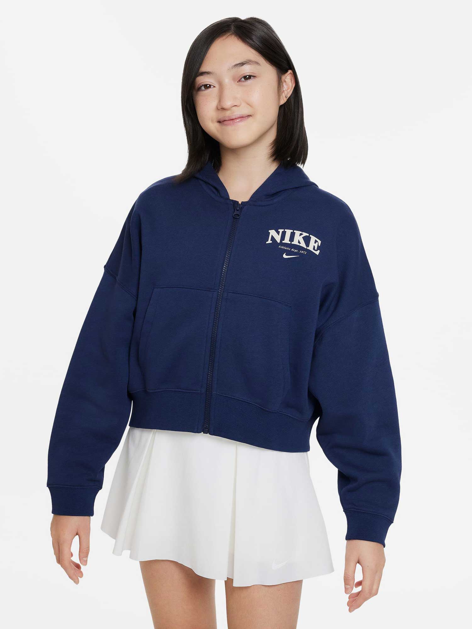NIKE Суитшърт G NSW TREND FLC FZ HOODIE PRNT